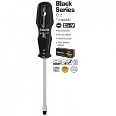 DÜZ TORNAVİDA 8*150 BLACK
