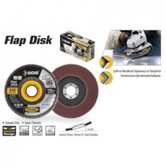 SGS 0455 FLAP DİSK 180 MM 120 KUM