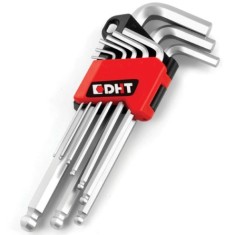 9'LU YUV. BAŞLI ALLEN ANAH SET UZUN NİKEL