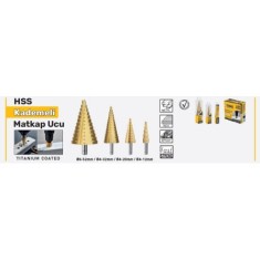 HSS KADEMELİ MATKAP UCU 4-20 MM