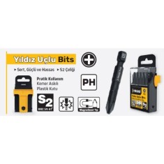 YILDIZ UÇLU BİTS S2 PH2*50mm