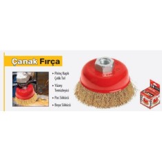 ÇANAK FIRÇA SAÇAKLI 75 MM