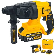 SGS5521 AKÜLÜ ELEKTRO PNÖMATİK KIRICI DELİCİ SETİ 20 VOLT (4.0Ah) (KÖMÜRSÜZ MOTOR)