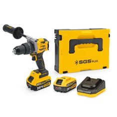 SGS 5533 DARBELİ MATKAP SETİ 20 VOLT 130 Nm 2*4.0Ah (KÖMÜRSÜZ MOTOR)