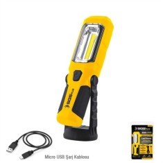 SGS 5054 350 LÜMEN ŞARJLI 3,7 V 1200 MAH LED FENER