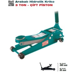 TRICRAFT 8297 3 TON ARABALI HİDROLİK KRİKO