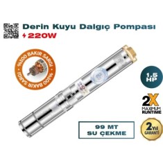 TRICRAFT 0236 DERİN KUYU DALGIÇ POMPASI 220W