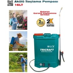 TRICRAFT 8756 AKÜLÜ İLAÇLAMA POMPASI 16LT