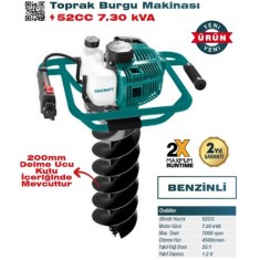 TRICRAFT 7230 TOPRAK BURGU MAKİNASI 52CC 7.30 KVA