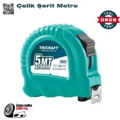TRICRAFT 0155 ÇELİK ŞERİT METRE 5 X 25 MM