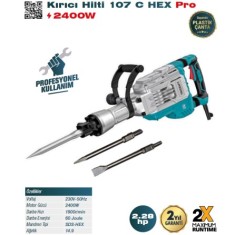 TRICRAFT 7103 KIRICI HİLTİ 107 C HEX PRO 2400W