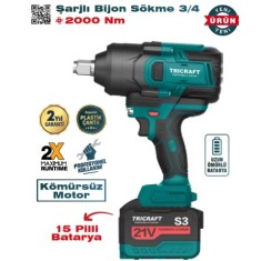 TRICRAFT 7313 ŞARJLI BİJON SÖKME 3/4 2000 NM