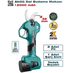 TRICRAFT 7220 AKÜLÜ DAL BUDAMA MAKASI 2000 MAH