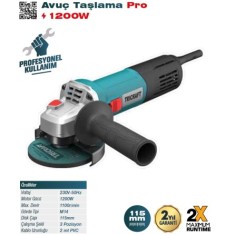 TRICRAFT 7120 AVUÇ TAŞLAMA PRO 1200W