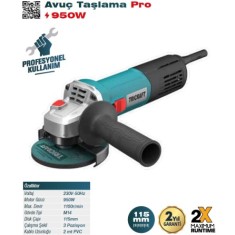 TRICRAFT 7125 AVUÇ TAŞLAMA PRO 950W