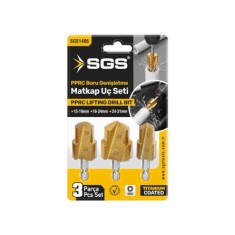 SGS 1486 PPRC BORU GENİŞLETME MATKAP UCU SETİ 15-19/18-24/24-31MM