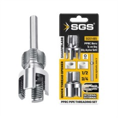SGS 1485 PPRC BORU DİŞ AÇMA SETİ 20-25 MM (1/2''-3/4'')